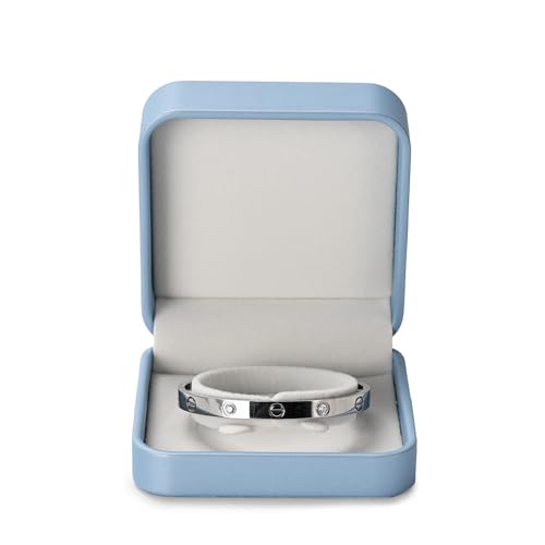 Oirlv Blue Bracelet Bangle Gift Box - color: Sky Blue, size: Bracelet Box