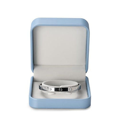 Oirlv Blue Bracelet Bangle Gift Box - color: Sky Blue, size: Bracelet Box