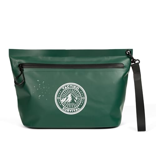 Tactiko 3L Heavy-Duty Zipper Pouch – Splash-Resistant Gear Organizer - color: Green