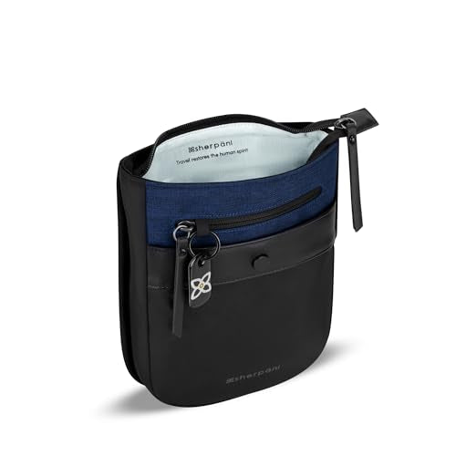 Sherpani Prima, RFID Anti-Theft Crossbody for Women - color: Blue Indigo