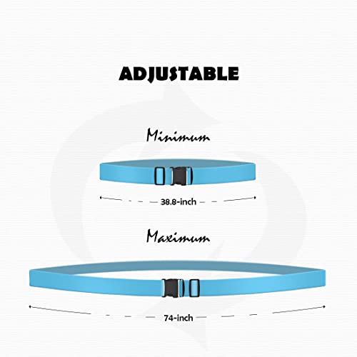 2pcs 74″×2″Luggage Straps for Suitcases,Adjustable Suitcase Straps and Heavy Duty Strap Buckle Packing Straps Travel Accessories,Blue - color: Blue 2PCS