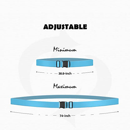 4pcs 74″×2″Luggage Straps for Suitcases,Adjustable Suitcase Straps and Heavy Duty Strap Buckle Packing Straps Travel Accessories,Blue - color: Blue 4PCS