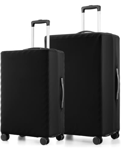 LUGGEX Luggage Cover Protector, Suitcase Covers for Luggage,Black,L+XL - size: L+XL