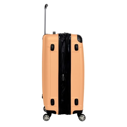 Kenneth Cole REACTION Renegade Luggage Expandable 8-Wheel Spinner Lightweight Hardside Suitcase, Dreamsicle, 2-Piece Set (20"/28") - color: Dreamsicle, size: 2-Piece Set (20"/28")