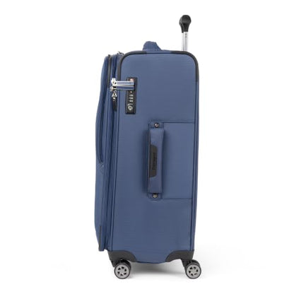 Travelpro 25" Softsided Checked Luggage, Expandable, TSA Lock, Ocean Blue - color: Ocean Blue, size: 25-Inch Checked-Medium