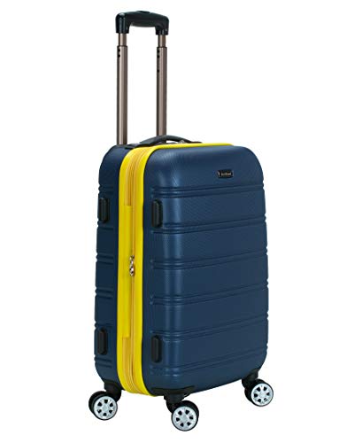 Rockland Melbourne Hardside Expandable Spinner Wheel Luggage, Carry-On 20", Navy - color: Navy, size: Carry-On 20"