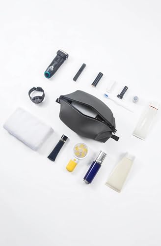 6"x9.84" 4.5L Silicone Toiletry Bag, Grey - color: Grey, size: 4.5L