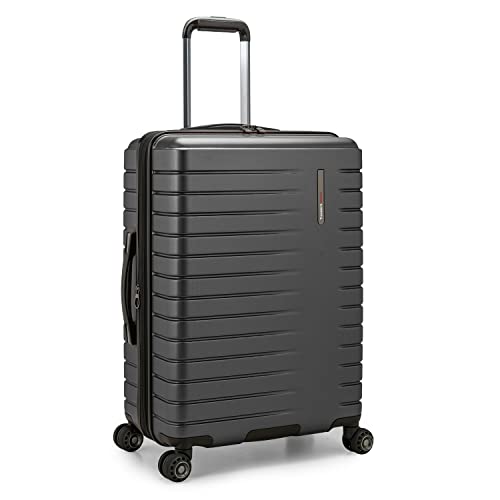 Traveler's Choice Archer Polycarbonate Hardside Spinner Luggage Set, Tie Down Straps, Grey, 3-Piece - color: Grey, size: 3-Piece Set