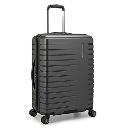 Traveler's Choice Archer Polycarbonate Hardside Spinner Luggage Set, Tie Down Straps, Grey, 3-Piece - color: Grey, size: 3-Piece Set