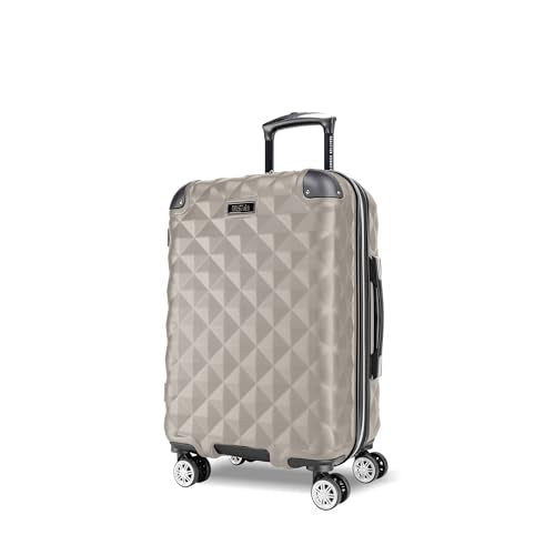 Kenneth Cole REACTION Diamond Tower Collection Lightweight Hardside Expandable 8-Wheel Spinner Travel Luggage, Rye, 2-Piece Set (20" & 28") - color: Rye, size: 2-Piece Set (20" & 28")