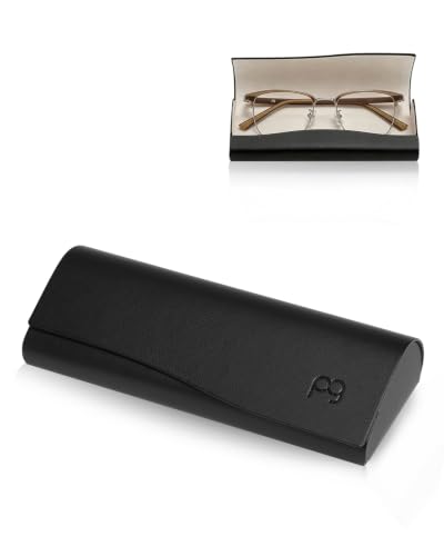 Payne Glasses Slim Glasses Case, Reading Glasses Case - color: Black - 1 Pack