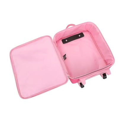 Bioworld Hello Kitty Bows 14" Youth Pink Soft Sided Luggage - color: Hello Kitty Bows Pink