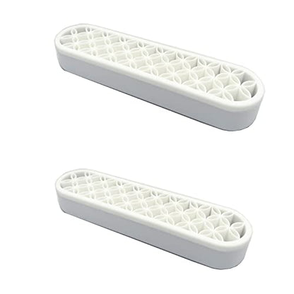 TANG SONG 실리콘 화장품 메이크업 브러시 홀더 용기 정리함 - color: 화이트., size: 2 PCS