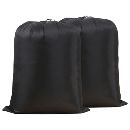 Extra Large Laundry & Storage Bag (Black, 37"x47" - 2 Pack) - size: 37"x47" - 2 Pack