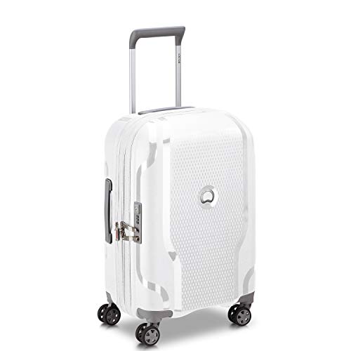 DELSEY PARIS Clavel Hardside Expandable Luggage with Spinner Wheels, White, 2-Piece Set (19/30) - color: White, size: 2-Piece Set (19/30 Inch)
