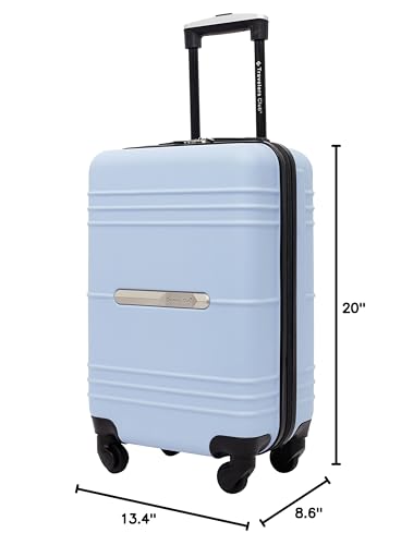 Travelers Club 22" Richmond Spinner Carry-On Luggage, Blue - color: Blue