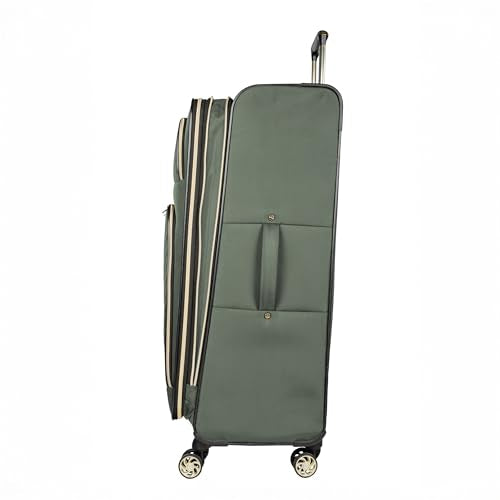 Kenneth Cole REACTION Chelsea Chevron Quilted Luggage, Olive, 28-Inch Checked - color: Olive, size: 28-Inch Checked