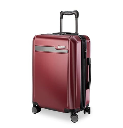 Ricardo Beverly Hills Brentwood Hardside Luggage Collection – Expandable Suitcases with Wheels and TSA Lock, 21" Carry-on with Smartstand, Crimson - color: Crimson, size: Carry-On 21-Inch