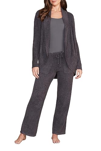 Barefoot Dreams® CozyChic Lite® Circle Cardi - color: Carbon, size: Large