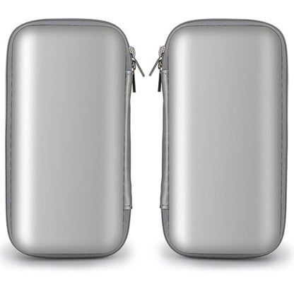 iMangoo Travel Essential Electronics Organizer Charger Case Carrying Pouch - color: Silver, size: Small