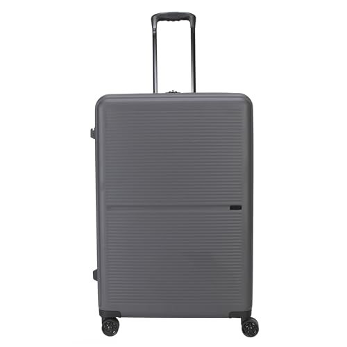 TRIPS AXIS 2-Piece Hardside 8-Wheel Spinner Luggage Set: 20" Carry-On & 28" Checked Suitcase Size Luggage, Asphalt - color: Asphalt, size: 2PC SET(CARRY ON+ LG CHECK)