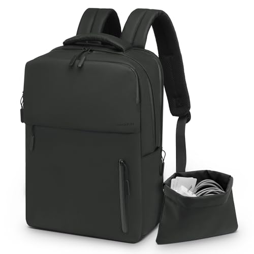 20L Backpack for 15.6 Inch Laptop for Men and Women Black - color: Black