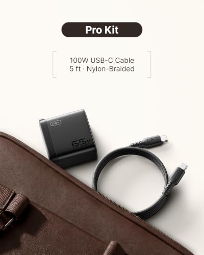 INIU Laptop Charger, 65W Type C Charger Fast Charging Block for MacBook