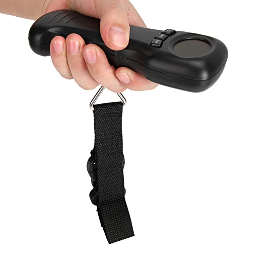 Luggage Scale, Portable Travel Digital Suitcase Weight Scale Hanging Handheld Scale with LCD Digital Display, 110 Pounds Capacity