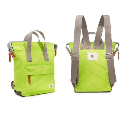 ORI LONDON The Bantry Tote Backpack Bag, Small, Lime - color: Lime, size: Small