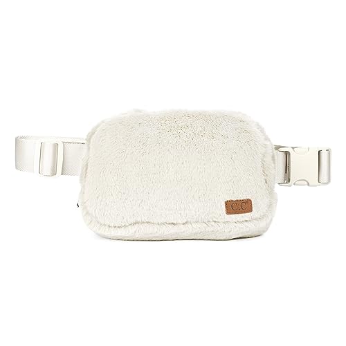 Belt Bag - Faux Fur - Ivory - color: Faux Fur - Ivory