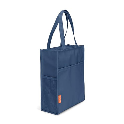 Urban Infant Pipsqueak Zip-Top Travel Tote, Lightweight Commuter Work Bag, Carry-On, Day Bag, 13x11x5 in - color: Blue, size: Personalized
