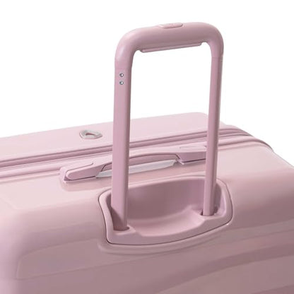 Traveler's Choice Edinburgh II Hardside Spinner Luggage, TSA Lock, Muted Pink, 3 Piece Set (21/25/29) - color: Muted Pink, size: 3 Piece Set (21/25/29)