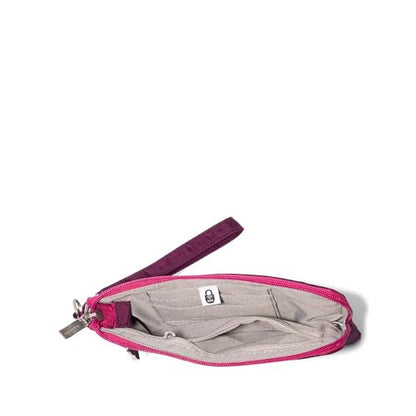Baggallini Women's Rfid Currency Organizer Wristlet - color: Mulberry