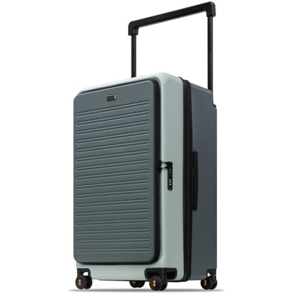 LEVEL8 Top Opening Luggage, 28 Inch Wide Handle Expandable Suitcase Celadon - color: Celadon, size: 28Inch