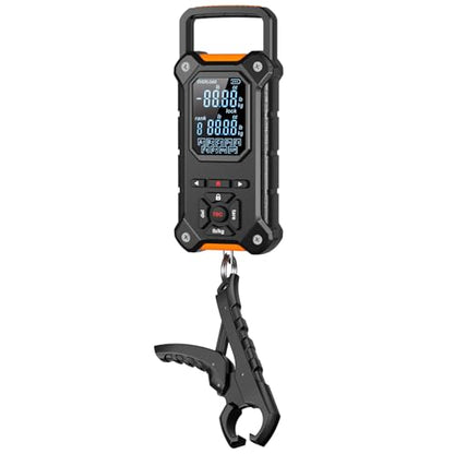 8-Slot Digital Fishing Scale with Lip Gripper & Auto-Rank Memory - color: Black