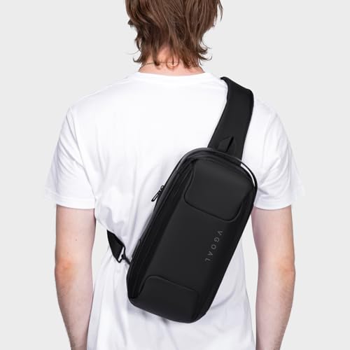 VGOAL Anti Theft Crossbody Bag for Men Sling Backpack Chest Shoulder Bag - color: Fg6315-us