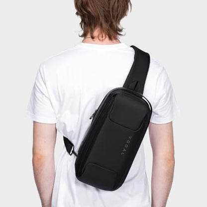 VGOAL Anti Theft Crossbody Bag for Men Sling Backpack Chest Shoulder Bag - color: Fg6315-us