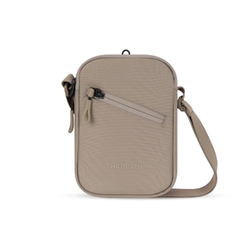 Sherpani Rogue, RFID Mini Crossbody Bag for Women - color: Dune