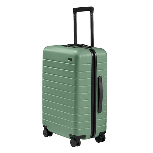 Away Bigger Carry-On Luggage, 23-Inch Lightweight Hardside Spinner Suitcase - color: Sea Green