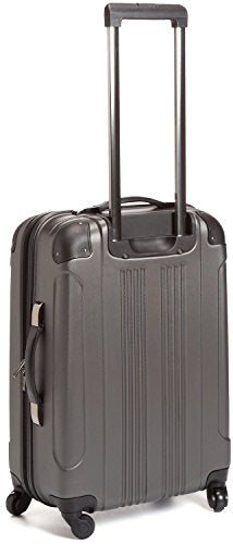 Kenneth Cole REACTION Out of Bounds 경량 하드쉘 4륜 스피너 수하물, 차콜, 24인치 체크, Kenneth Cole Reaction Out of Bounds 경량 하드쉘 4륜 스피너 캐리어 - color: 차콜, size: 24인치 체크