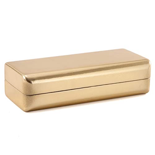 TRIUMPH VISION Sunglasses Case Hard Shell Glasses Case Eyewear Eyeglasses - color: Gold, size: Large for sunglasses