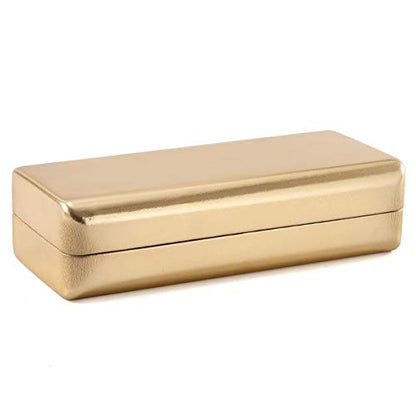 TRIUMPH VISION Sunglasses Case Hard Shell Glasses Case Eyewear Eyeglasses - color: Gold, size: Large for sunglasses