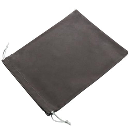 Aestivate 8 Pack Large Velvet Drawstring Pouch, Velvet Bag 8×10 Inch Storage Bag Cosmetics Pouches Dust Bag 8 Pieces(Dark Grey) - color: Dark Grey