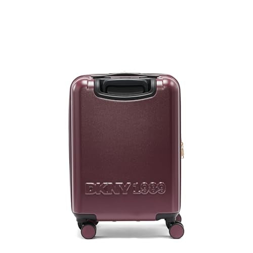 DKNY On the Go 21" Hardshell Lightweight Expandable Carry-On Luggage with Spinner Wheels,Burgundy - color: Burgundy, size: 21" Carry-On Luggage