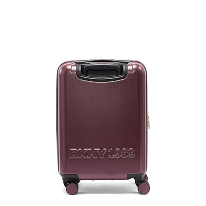 DKNY On the Go 21" Hardshell Lightweight Expandable Carry-On Luggage with Spinner Wheels,Burgundy - color: Burgundy, size: 21" Carry-On Luggage