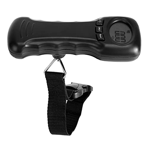 Luggage Scale, Portable Travel Digital Suitcase Weight Scale Hanging Handheld Scale with LCD Digital Display, 110 Pounds Capacity