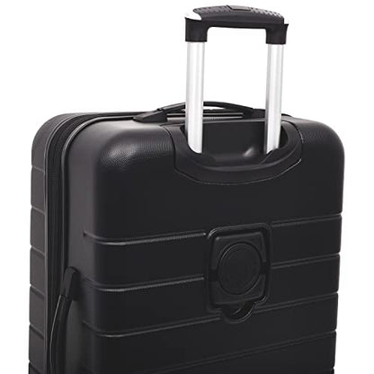 Wrangler Smart Spinner Hardside Luggage, 3 Piece Set, Black - color: Black, size: 3 Piece Set