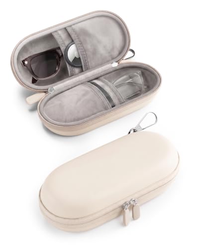 ProCase Hard Double Sunglasses Glasses Case for Men Women -Beige - color: Beige