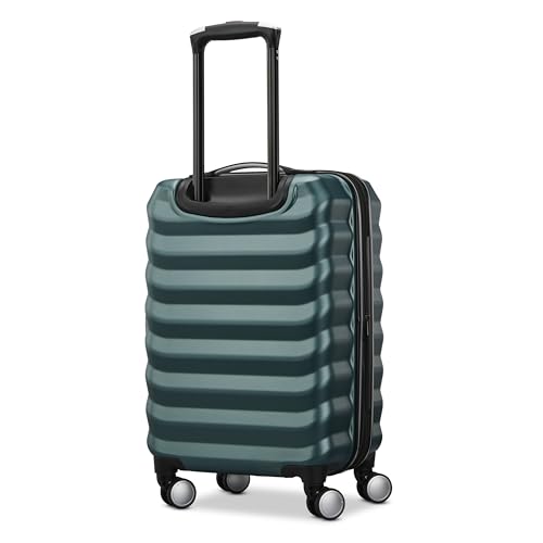 Samsonite Hard-Sided 20-Inch Lightweight Carry On Expandable Element Suitcase: Durable, 360° Spinner Wheels, Adjustable Telescopic Handle, TSA-Approved Lock - Bistro Green - color: Bistro Green, size: 20-Inch Carry-On