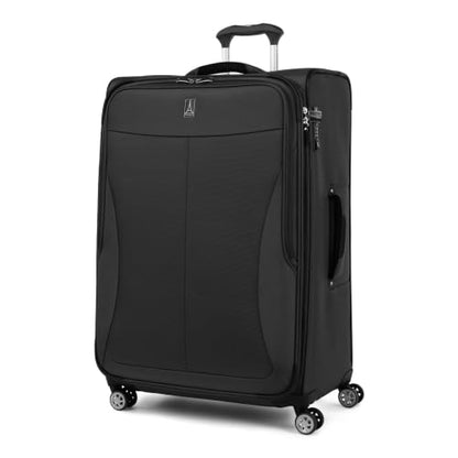 Travelpro 29" Softsided Checked Luggage, Expandable, TSA Lock, Jet Black - color: Jet Black, size: 29-Inch Checked-Large